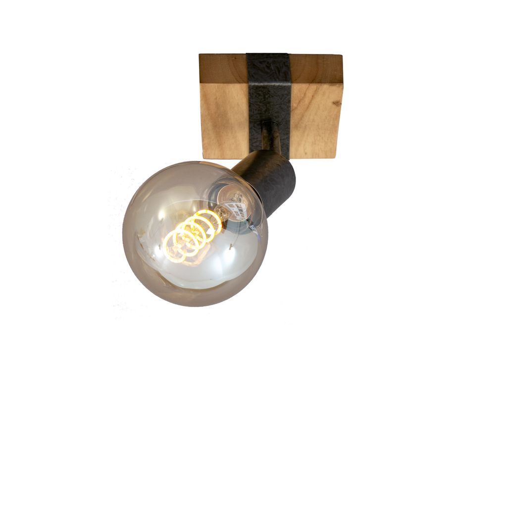 Lampe spot 10,3 cm 1x exkl. E27 25W gris